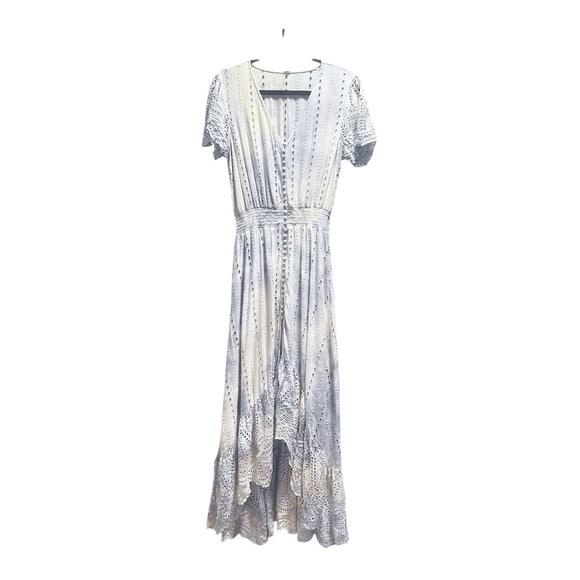 YFB Dresses & Skirts - Young Fabulous and Broke Costa Blue Tie Dye Maxi Dress